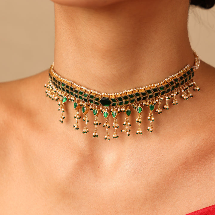 AVANTIKA CHOKER (Green)