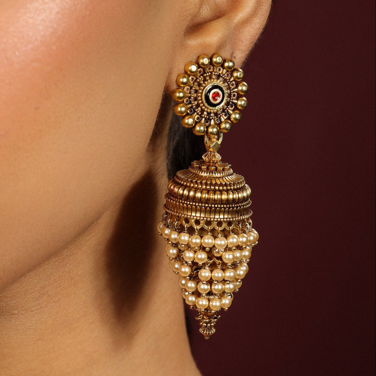Noori Earrings Pearl