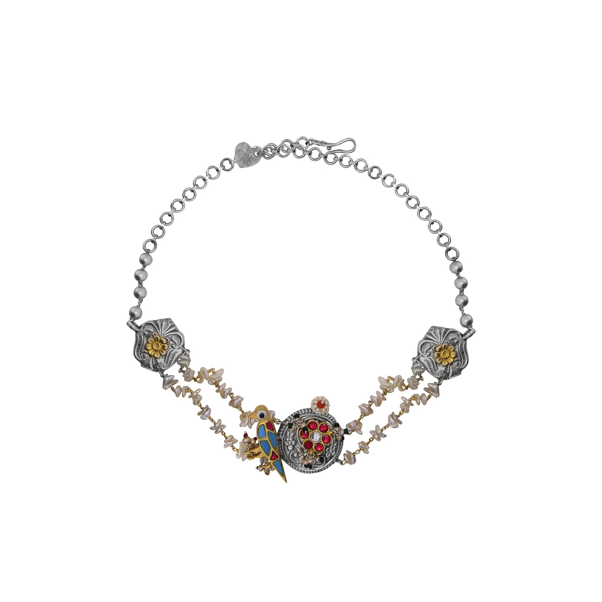 Jheel Choker (with Keshi Pearls)