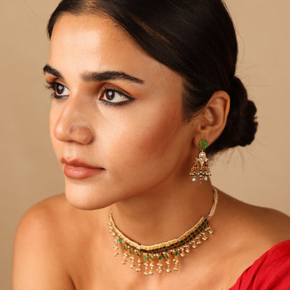 AVANTIKA CHOKER (Green)