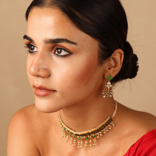 AVANTIKA CHOKER (Green)