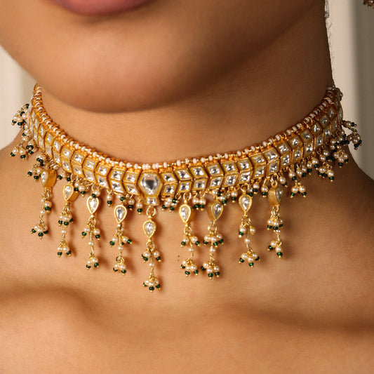 Avantika Choker (White)