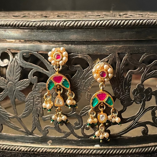 Sara Earrings 2 (Green)