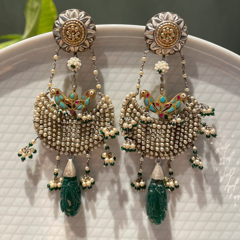 Adile Earrings (Green)