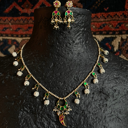 Chand necklace (Green)