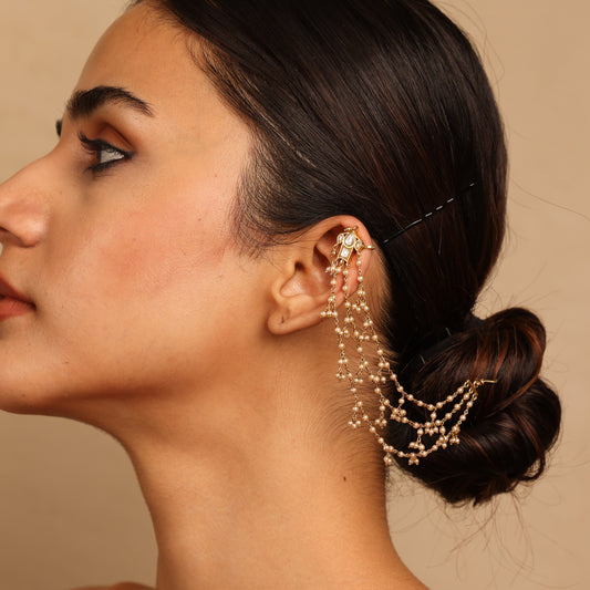 KUNDANA EARCUFF WITH MATIL (Pair)