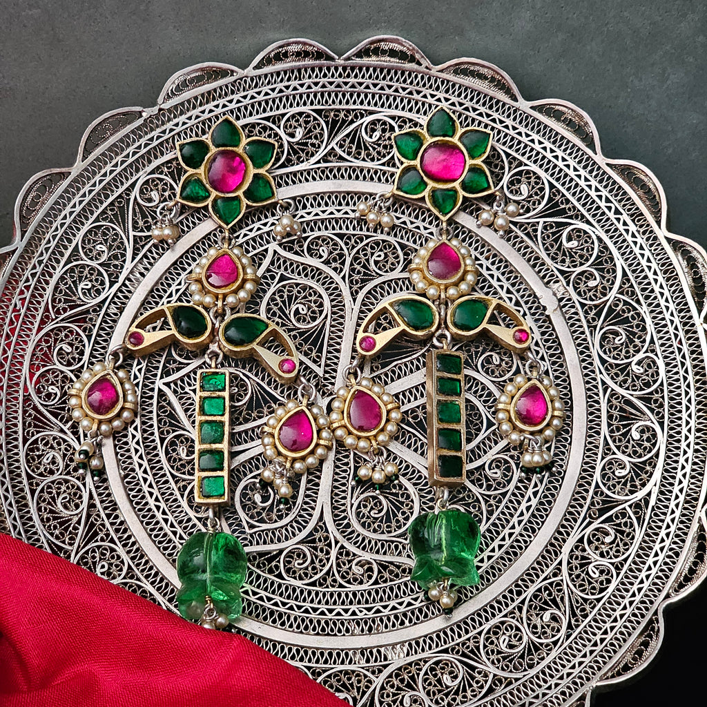 Deepa Earrings (Green)