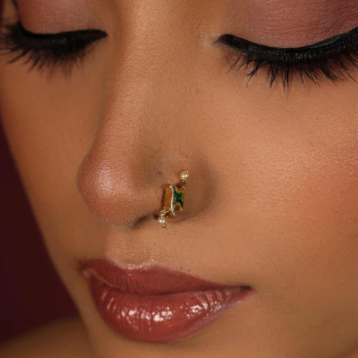 Alam Nose Ring (Green)