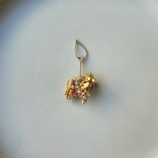 Nandi Pendant - Dual Toned