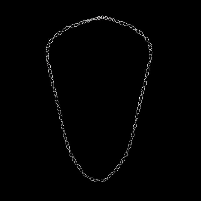 Chunky Silver Long Chain