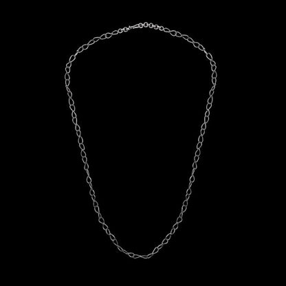 Chunky Silver Long Chain