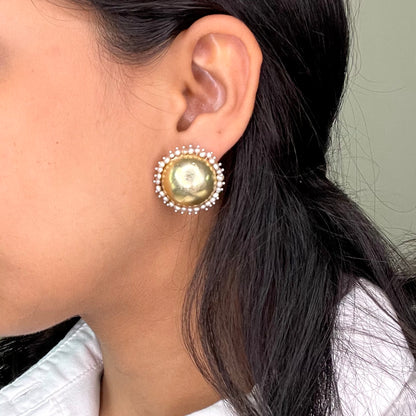 Bhuv Studs- Gold Toned