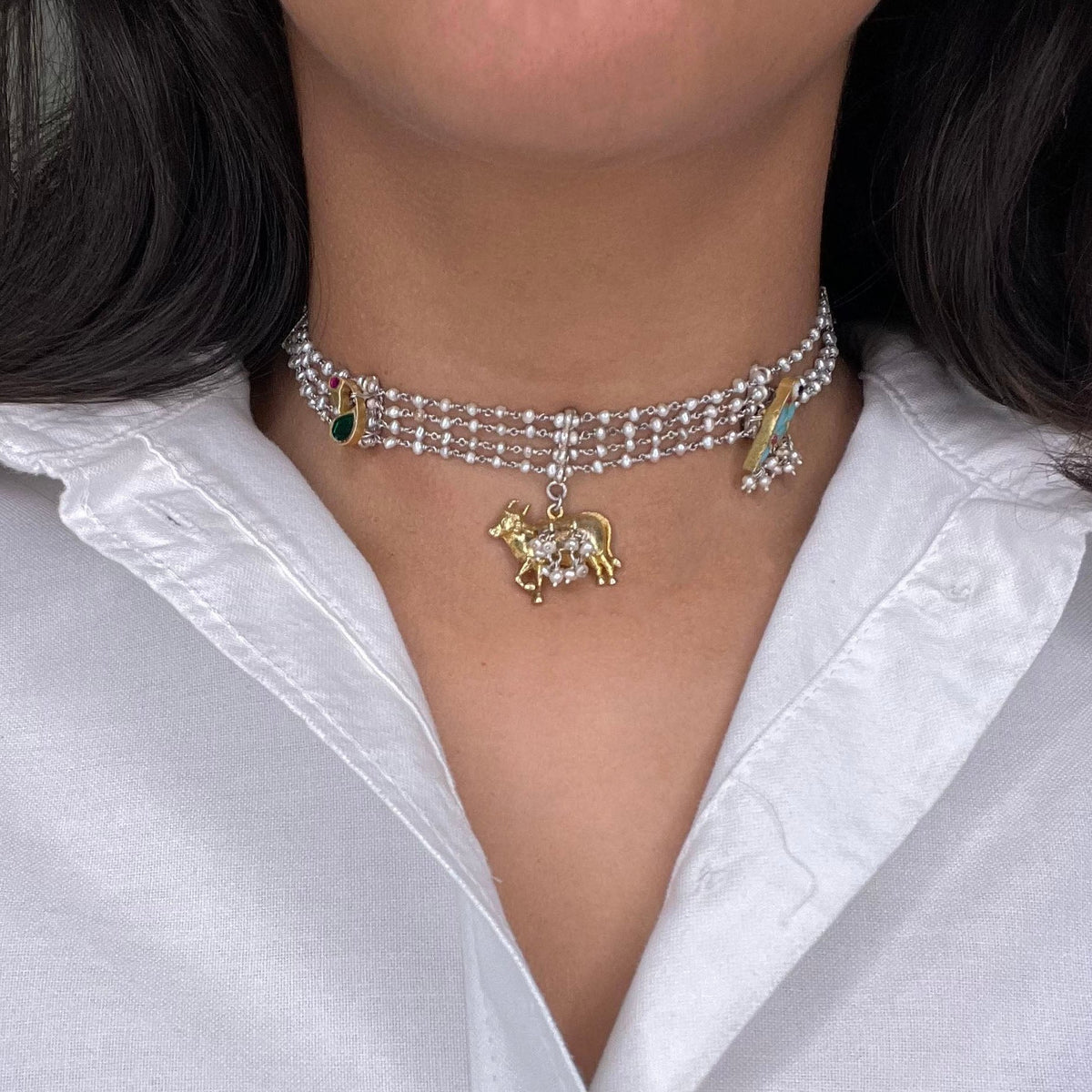 Nandi Pearl Choker