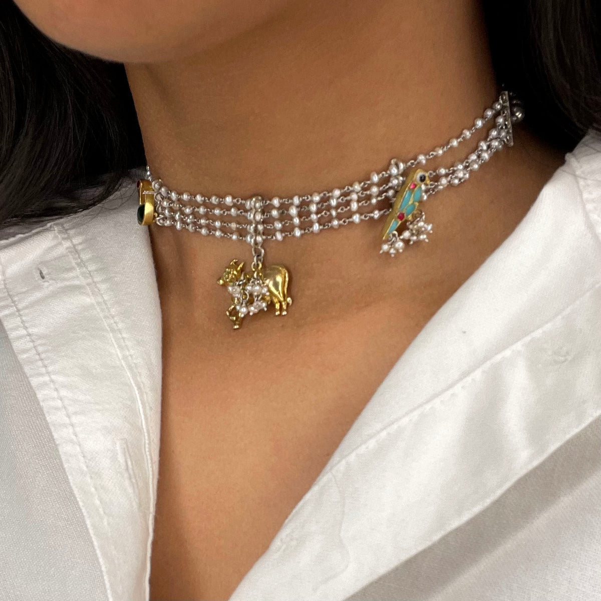 Nandi Pearl Choker
