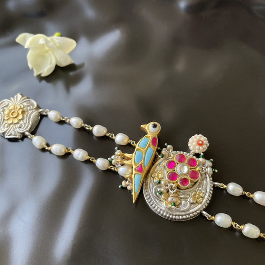 Jheel Choker (with Natural Pearls)