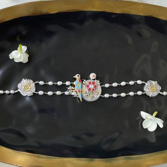 Jheel Choker (with Natural Pearls)