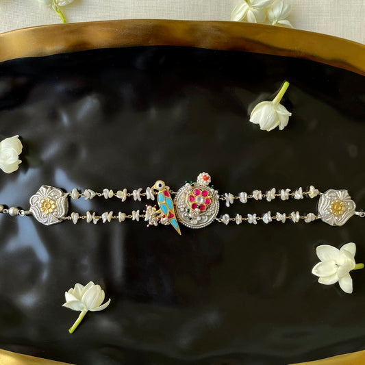 Jheel Choker (with Keshi Pearls)