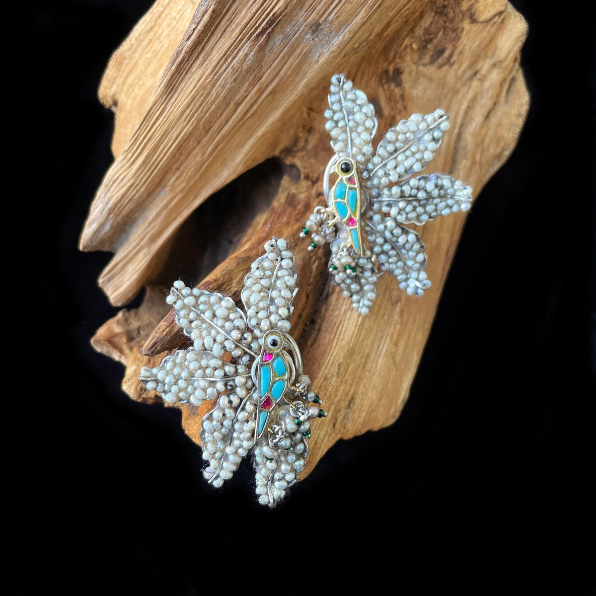 Iris Bird Earrings