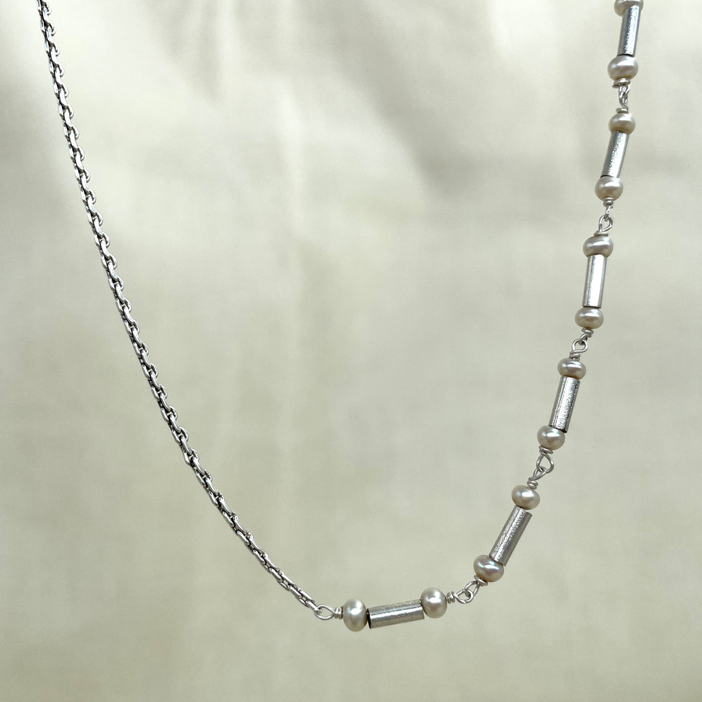 Chisel Heartbeat 2-Strand 17 inch Cable Chain Necklace | Hawthorn Mall