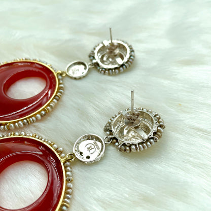 Saki Earrings - Tan