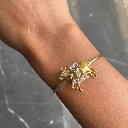 Classic Nandi Bracelet - 3 (Dual-toned base)