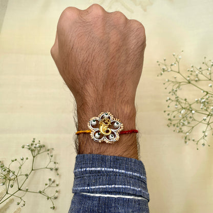 Ganesh Flower Rakhi