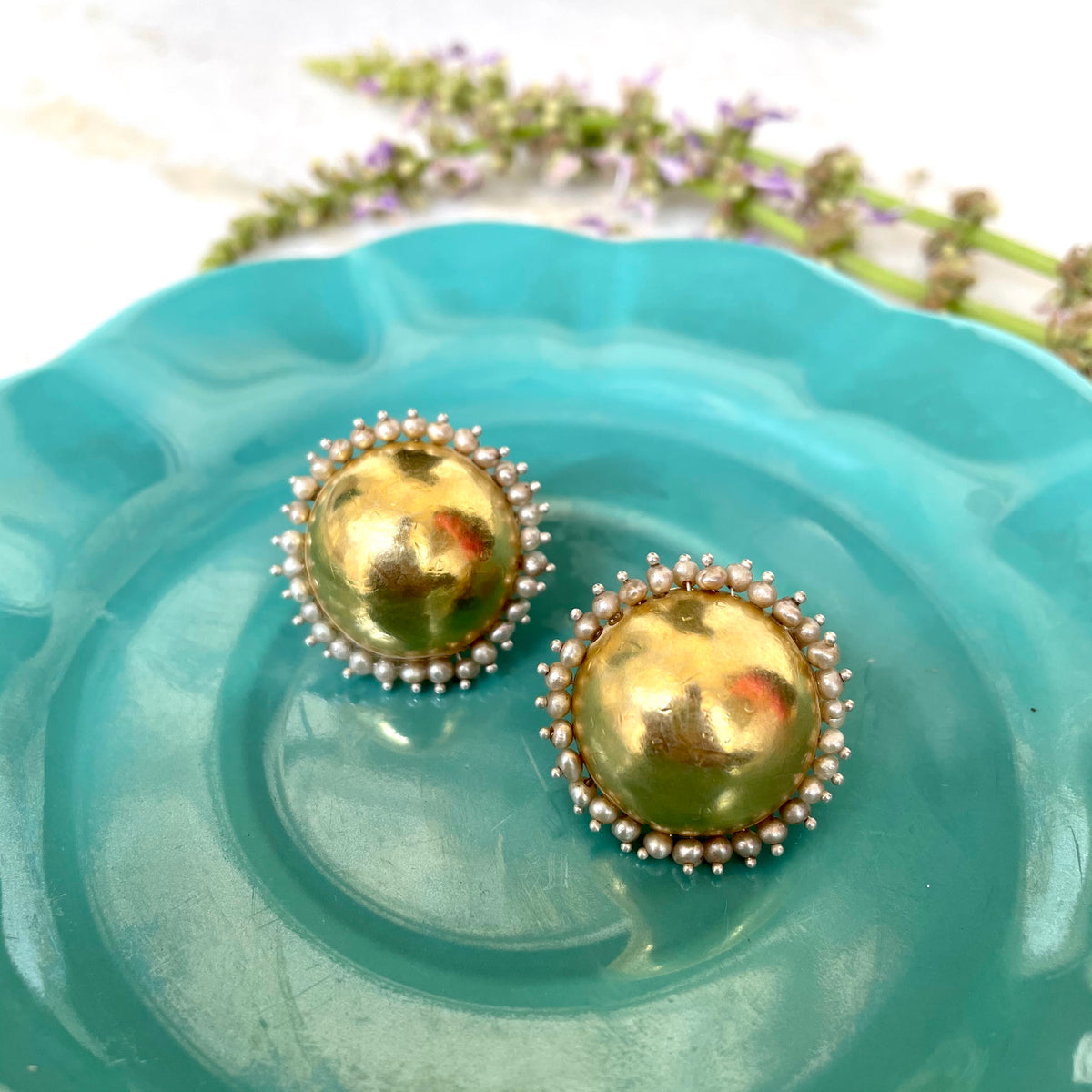 Bhuv Studs- Gold Toned