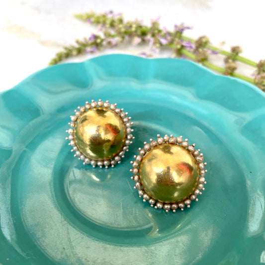 Bhuv Studs- Gold Toned