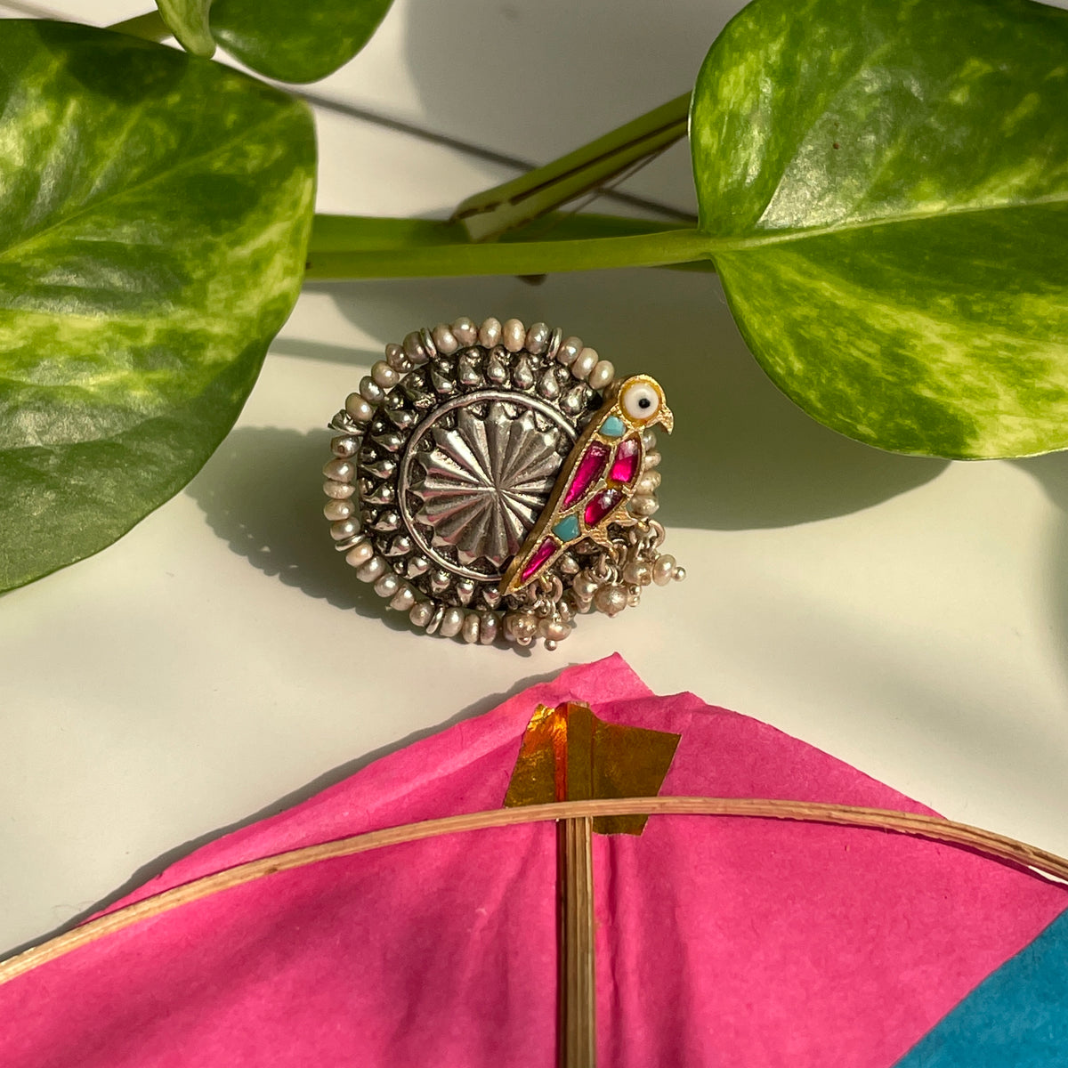 Rimi Ring (Pink Bird)