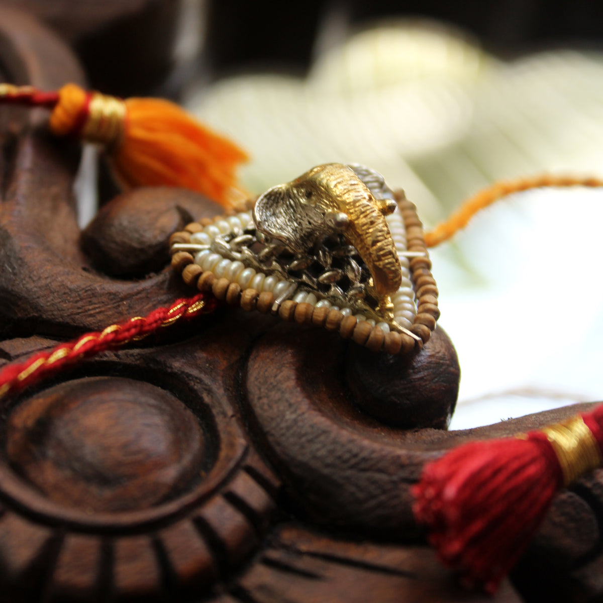 Trikon Ganesh Rakhi
