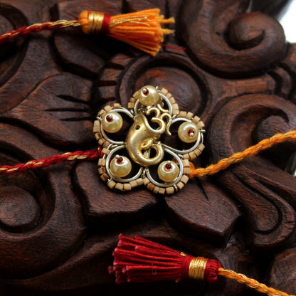 Flower Ganesh Rakhi