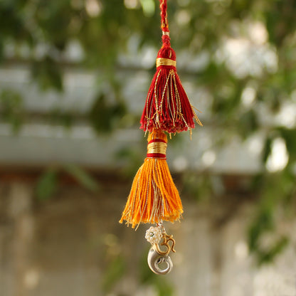Om Ganesh Rakhi + Lumba Set
