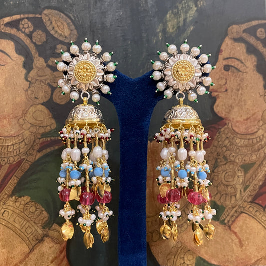 Amulya Earrings (Coloured)