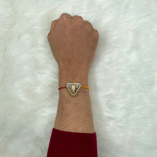 Trikon Ganesh Rakhi