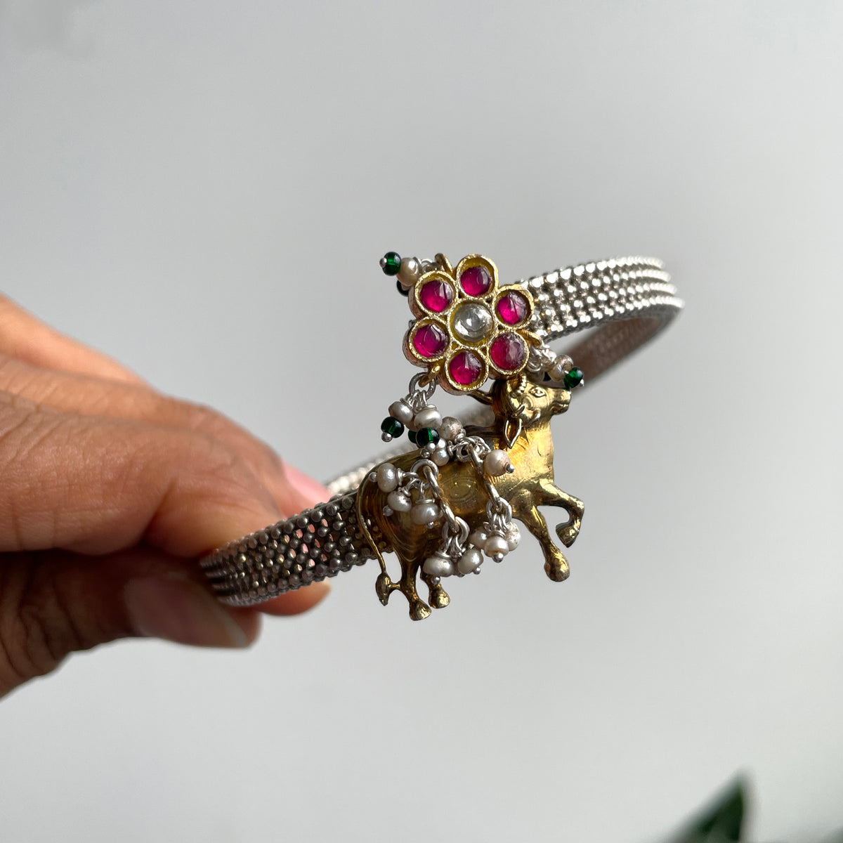 Gisella Bracelet (Red flower)
