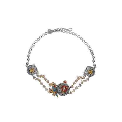 Jheel Choker (with Keshi Pearls)