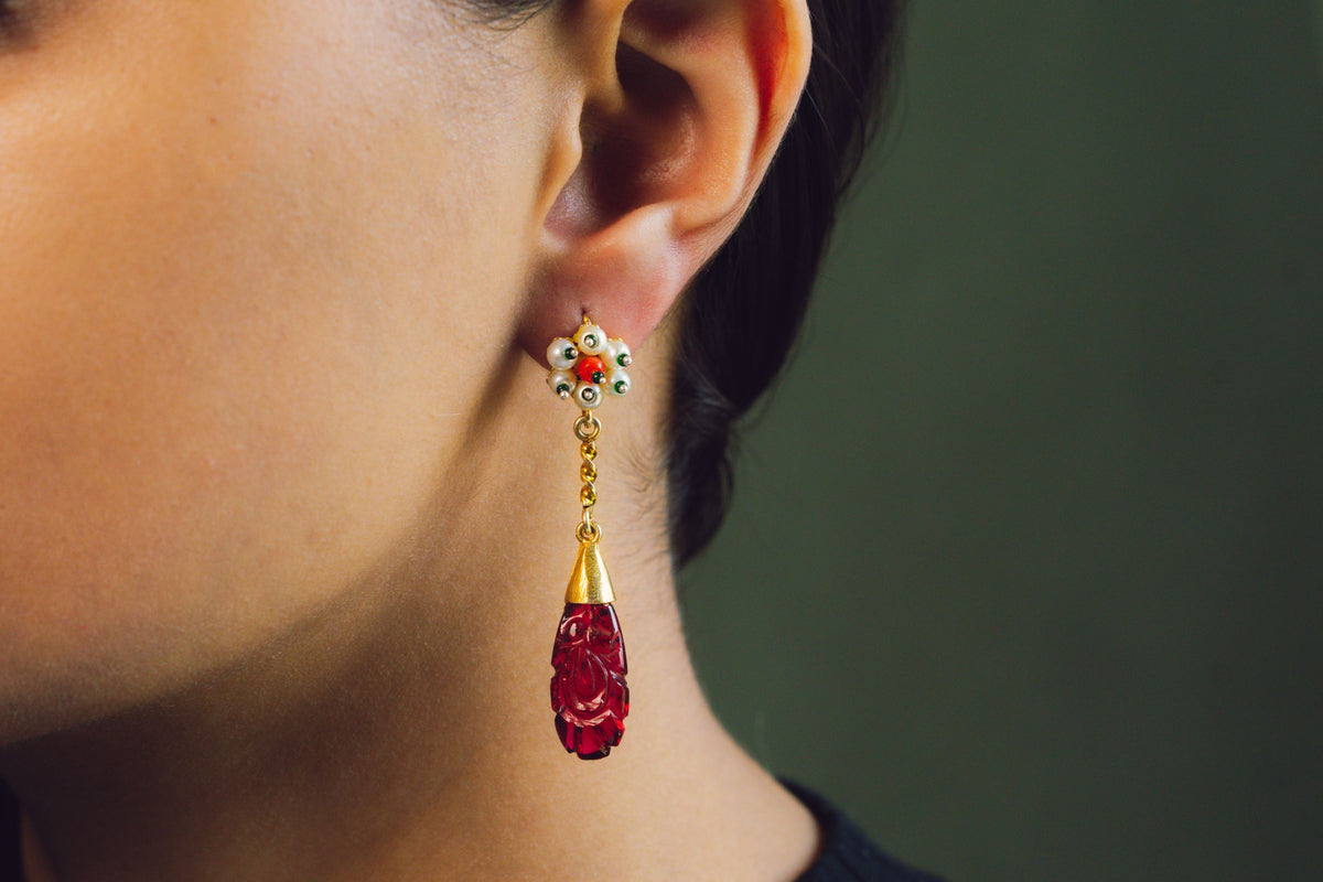 Pompom Earring