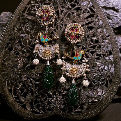 Arzu Earrings (Emerald)