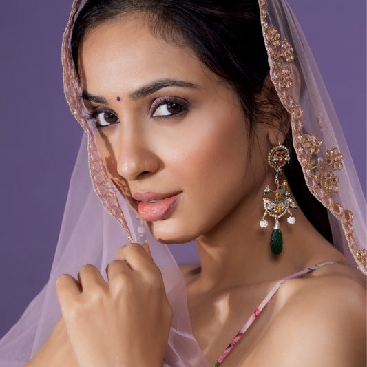 Arzu Earrings (Emerald)