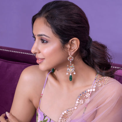 Arzu Earrings (Emerald)