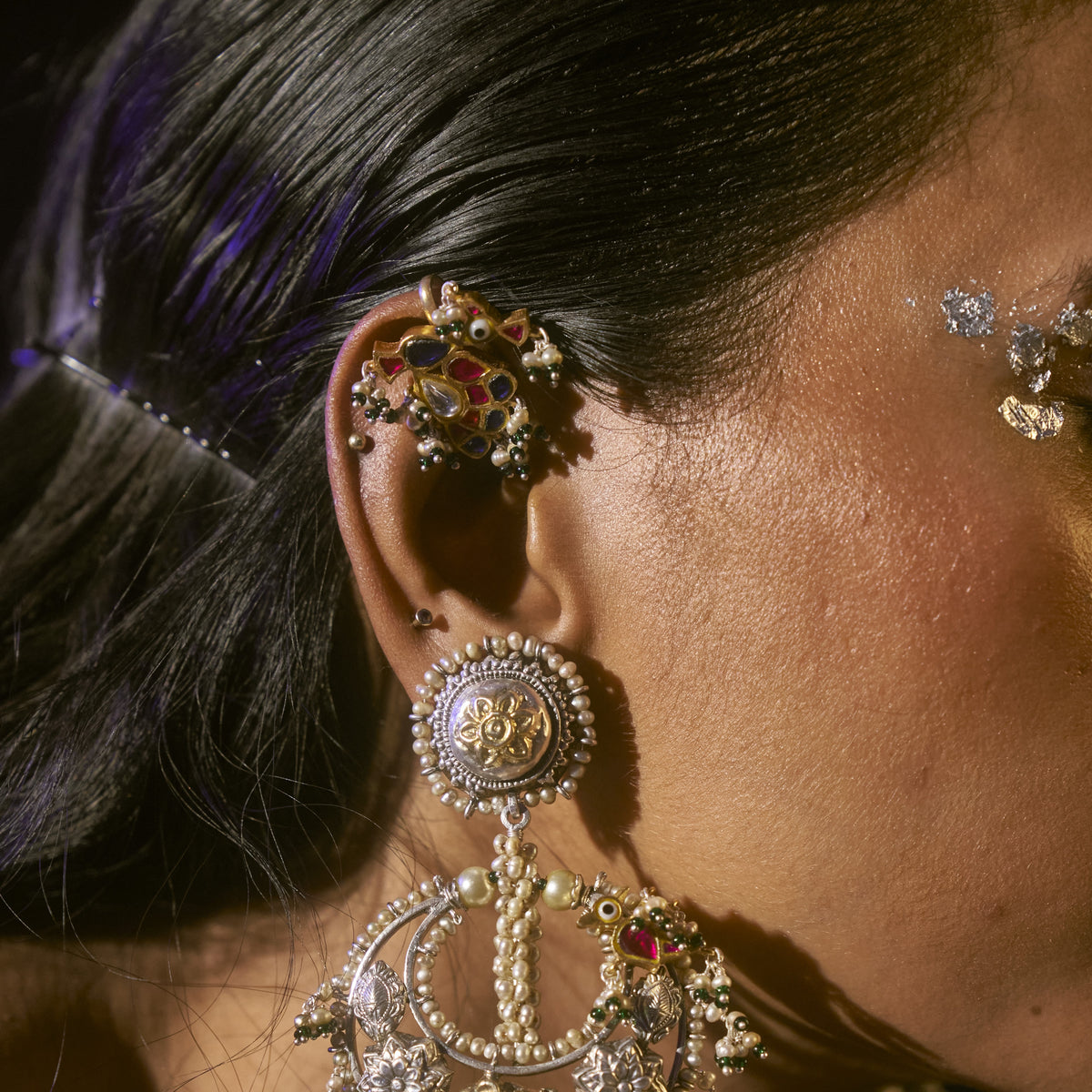 Peacock Ear Cuff {1 Pcs}