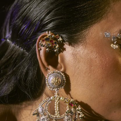 Peacock Ear Cuff {1 Pcs}