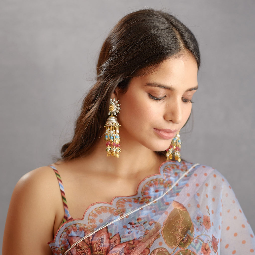 Amulya Earrings (Coloured)